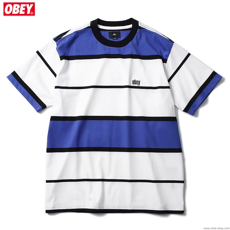 OBEY MERCY TEE SS (BLUE MULTI)