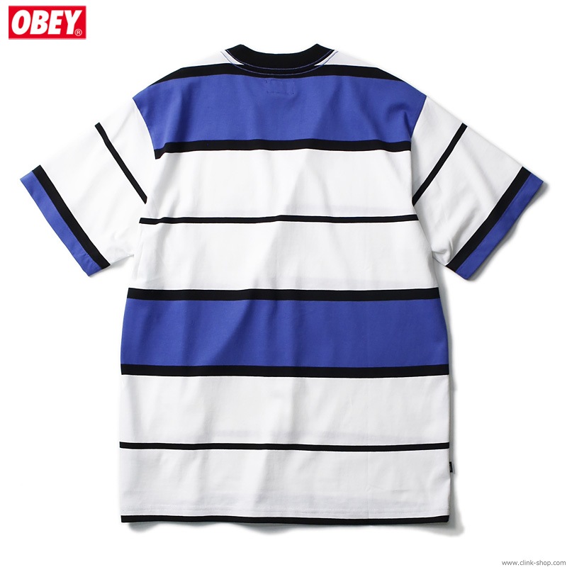 OBEY MERCY TEE SS (BLUE MULTI)