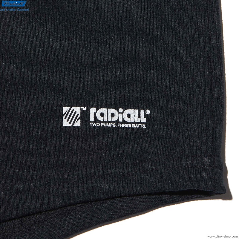 RADIALL COMPTON MOST WANTED - CREW NECK T-SHIRT 3/4 SLEEVE (BLACK) [RAD-22SS-CUT017]