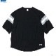 RADIALL COMPTON MOST WANTED - CREW NECK T-SHIRT 3/4 SLEEVE (BLACK) [RAD-22SS-CUT017]
