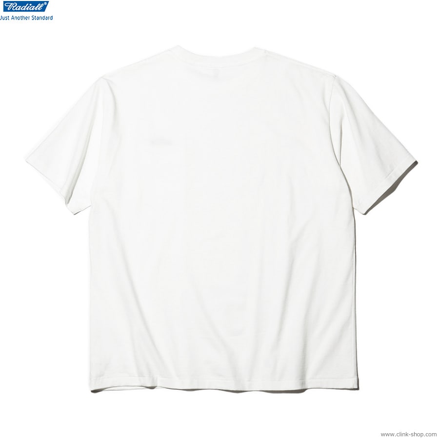 RADIALL BOWTIE - CREW NECK T-SHIRT S/S (WHITE) [RAD-23SS-TEE005]