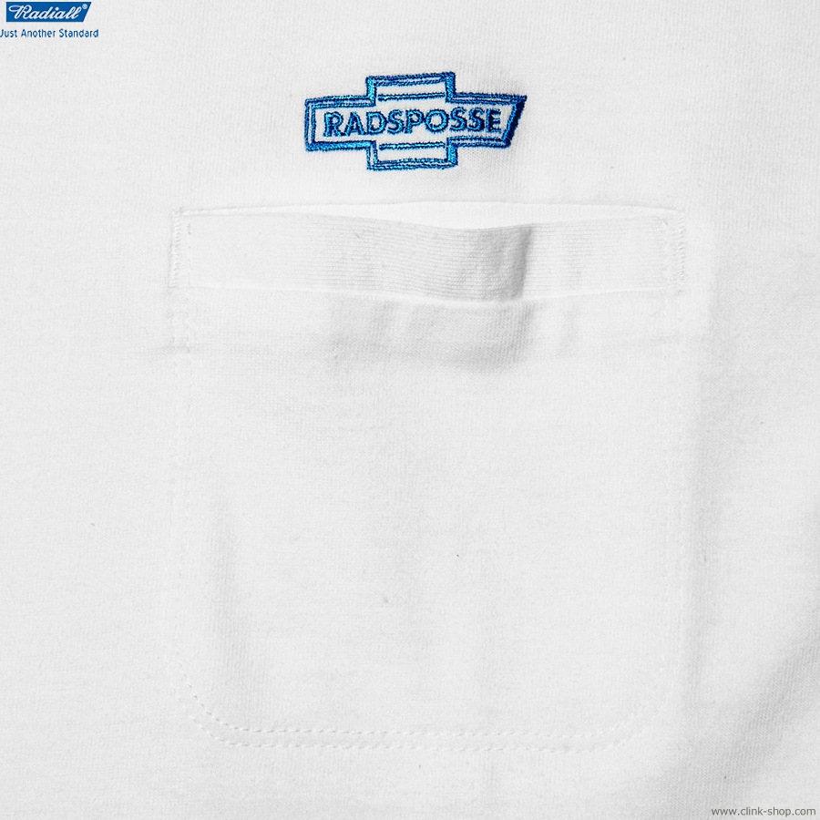 RADIALL BOWTIE - CREW NECK T-SHIRT S/S (WHITE) [RAD-23SS-TEE005]