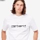 CARHARTT WIP S/S SCRIPT T-SHIRT (WHITE/BLACK)