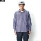 BLUCO STANDARD WORK SHIRTS L/S (GREY STRIPE) [145-11-109]