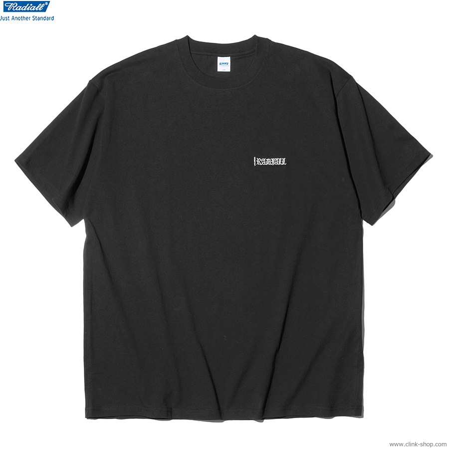 RADIALL NICE DREAM EMB - CREW NECK T-SHIRT S/S (BLACK) [RAD-24SS-SPOT-TEE003]