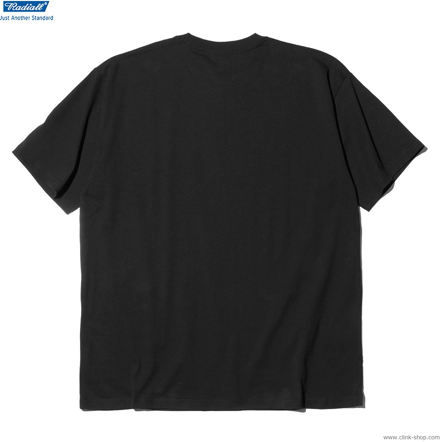 RADIALL NICE DREAM EMB - CREW NECK T-SHIRT S/S (BLACK) [RAD-24SS-SPOT-TEE003]