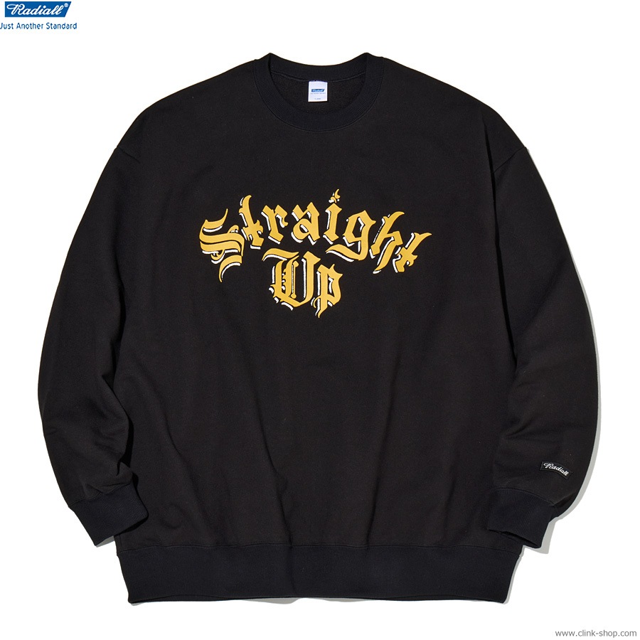 RADIALL Straight Up - CREW NECK SWEATSHIRT L/S (The BONEZ  Dragon Ash  RADIALL) [RAD-24AW-SPOT-STU002]