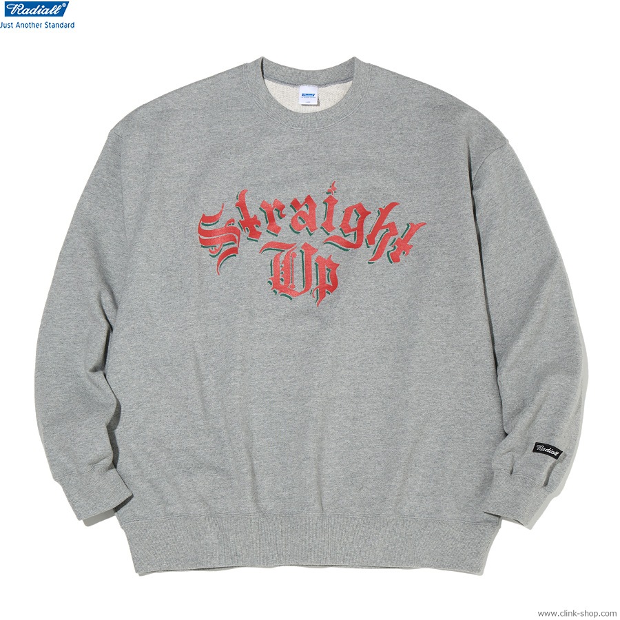 RADIALL Straight Up - CREW NECK SWEATSHIRT L/S (The BONEZ  Dragon Ash  RADIALL) [RAD-24AW-SPOT-STU002]