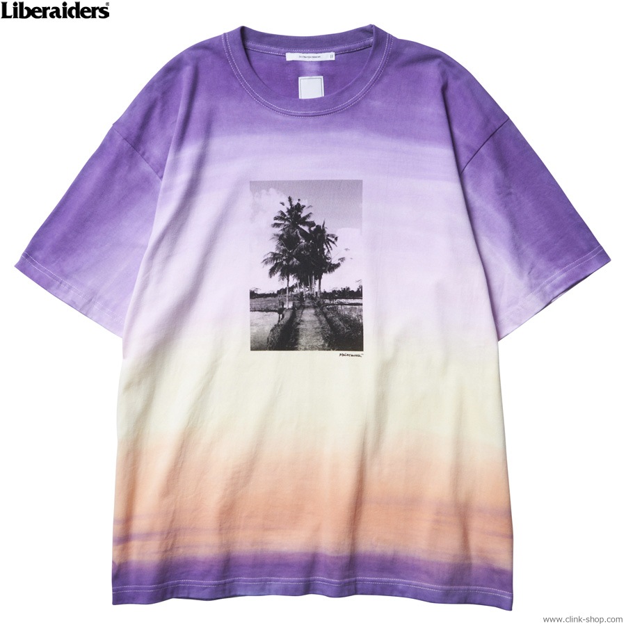 LIBERAIDERS GRADIENT DYED TEE (PURPLE)