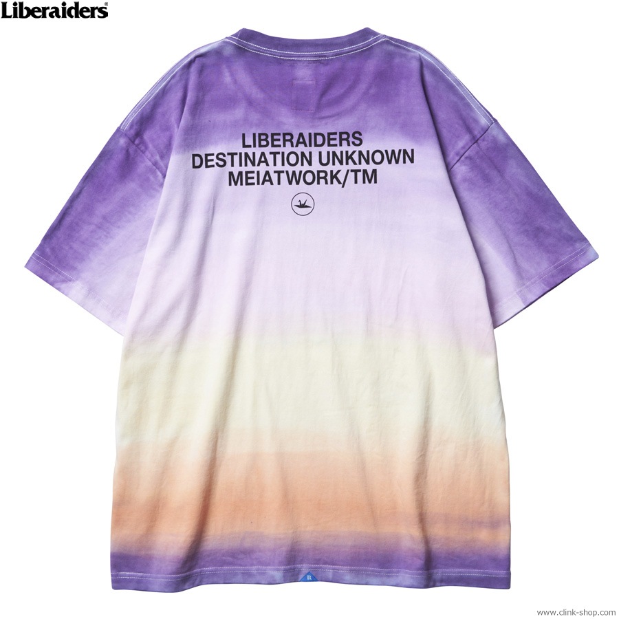 LIBERAIDERS GRADIENT DYED TEE (PURPLE)