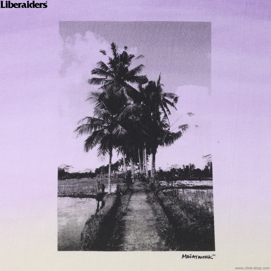 LIBERAIDERS GRADIENT DYED TEE (PURPLE)