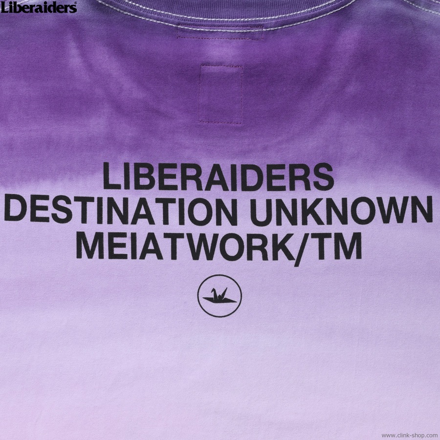 LIBERAIDERS GRADIENT DYED TEE (PURPLE)