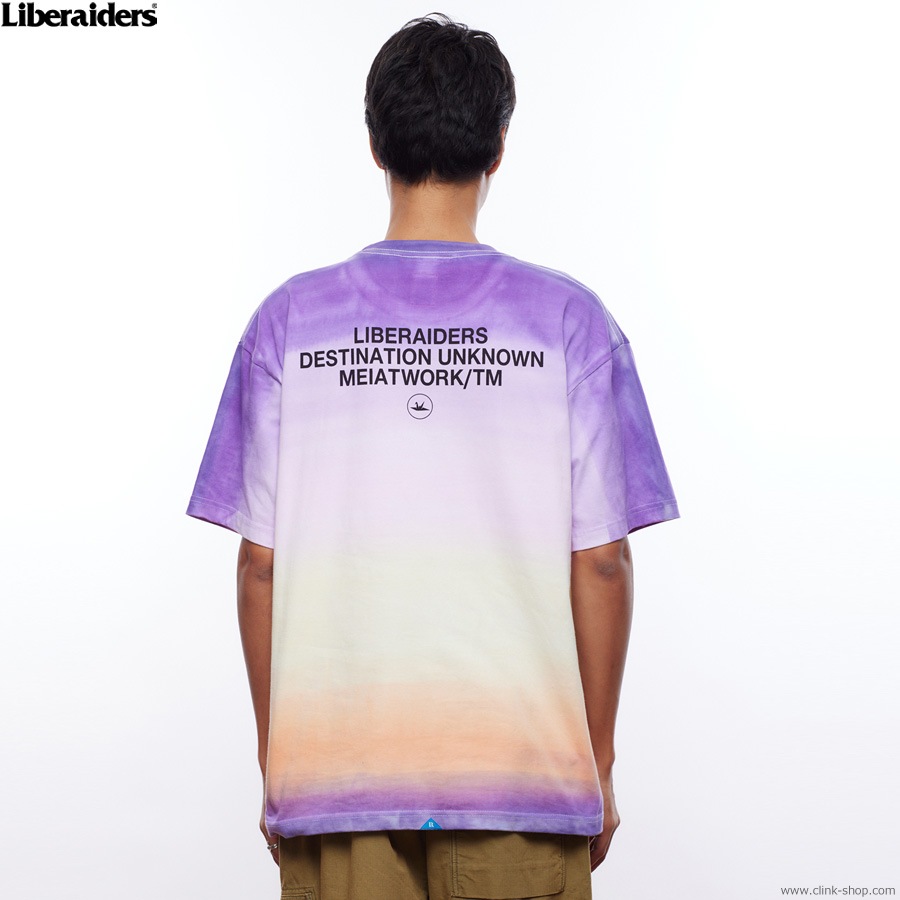 LIBERAIDERS GRADIENT DYED TEE (PURPLE)