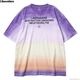 LIBERAIDERS GRADIENT DYED TEE (PURPLE)