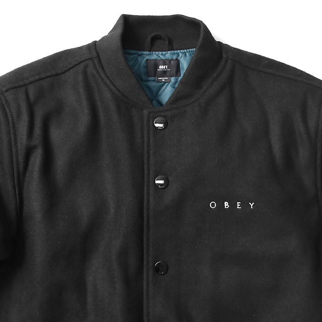 OBEY SOTO DIVISION JACKET (BLACK)