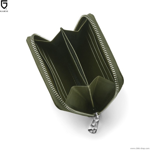 GARNI(ガルニ) Insection Zip Fold Wallet (インセクションジップフォールドウォレット) BLACK