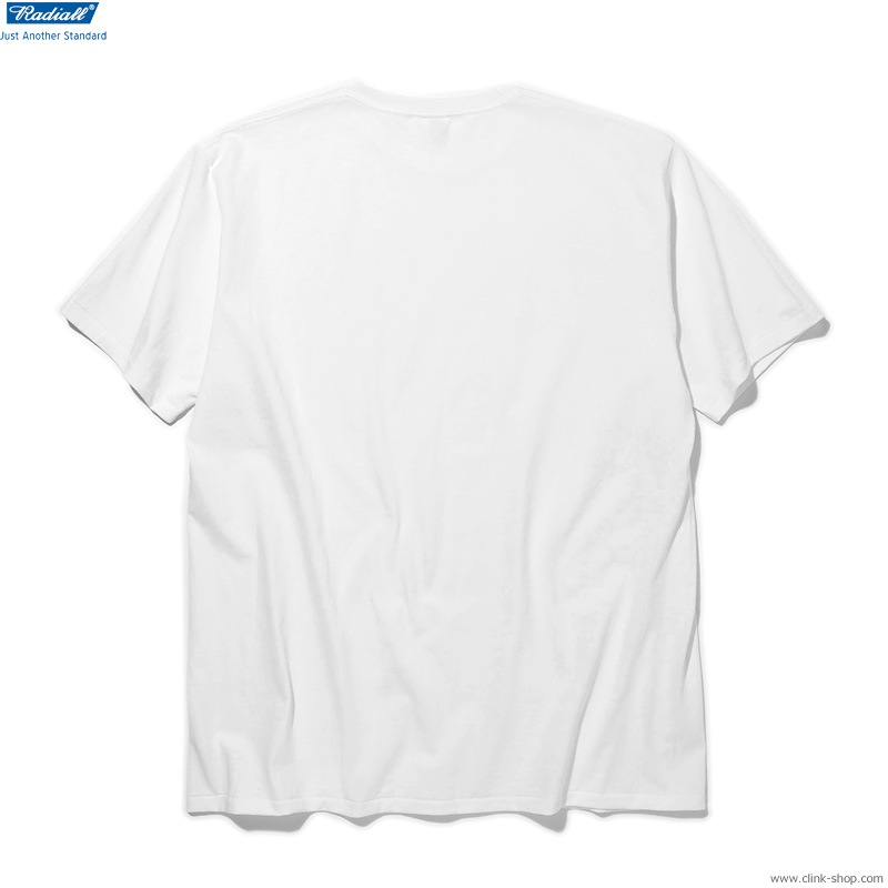 RADIALL BASIC - CREW NECK T-SHIRT S/S (WHITE) [RAD-PAC041]