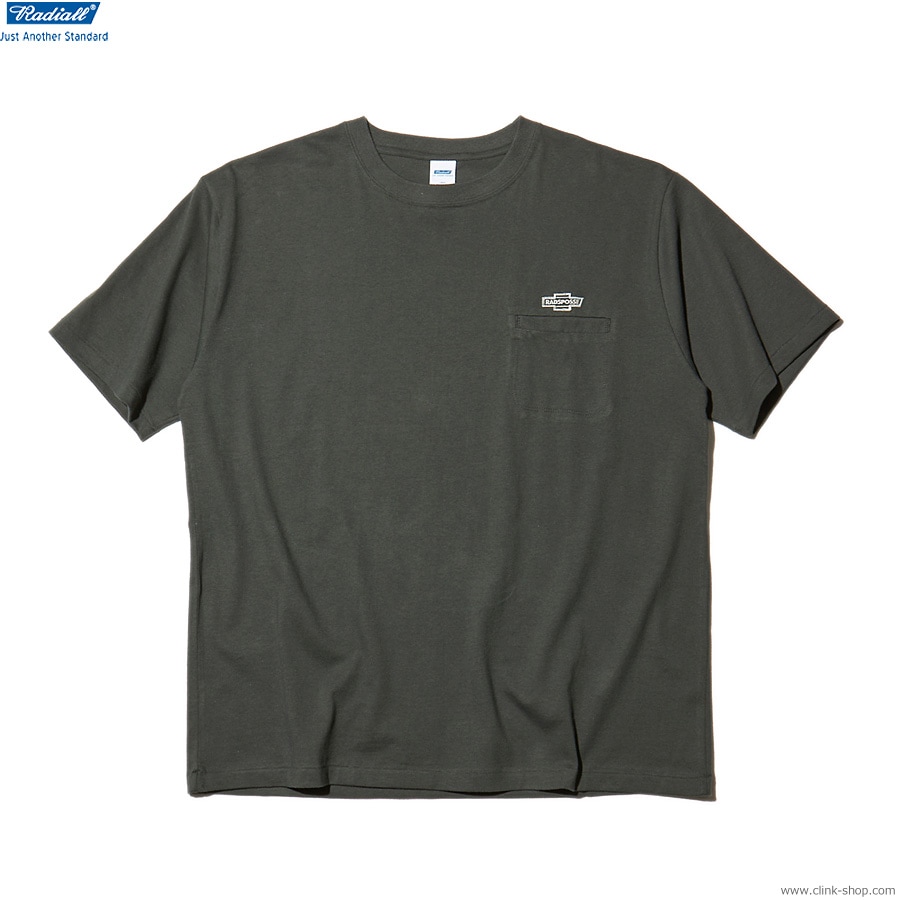 RADIALL BOWTIE - CREW NECK T-SHIRT S/S (INK BLACK) [RAD-23SS-TEE005]