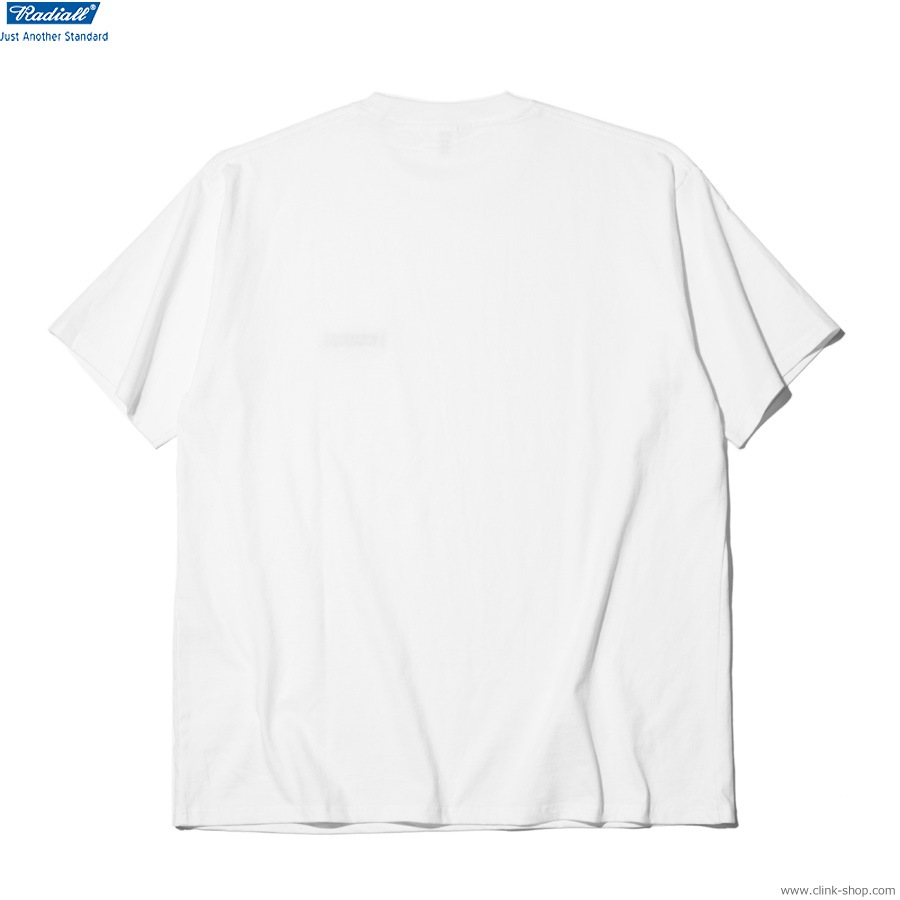 RADIALL NICE DREAM EMB - CREW NECK T-SHIRT S/S (WHITE) [RAD-24SS-SPOT-TEE003]