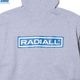 RADIALL WHEELS - ZIP UP HOODIE (FADED ASH GRAY) [RAD-25MW-CUT002]