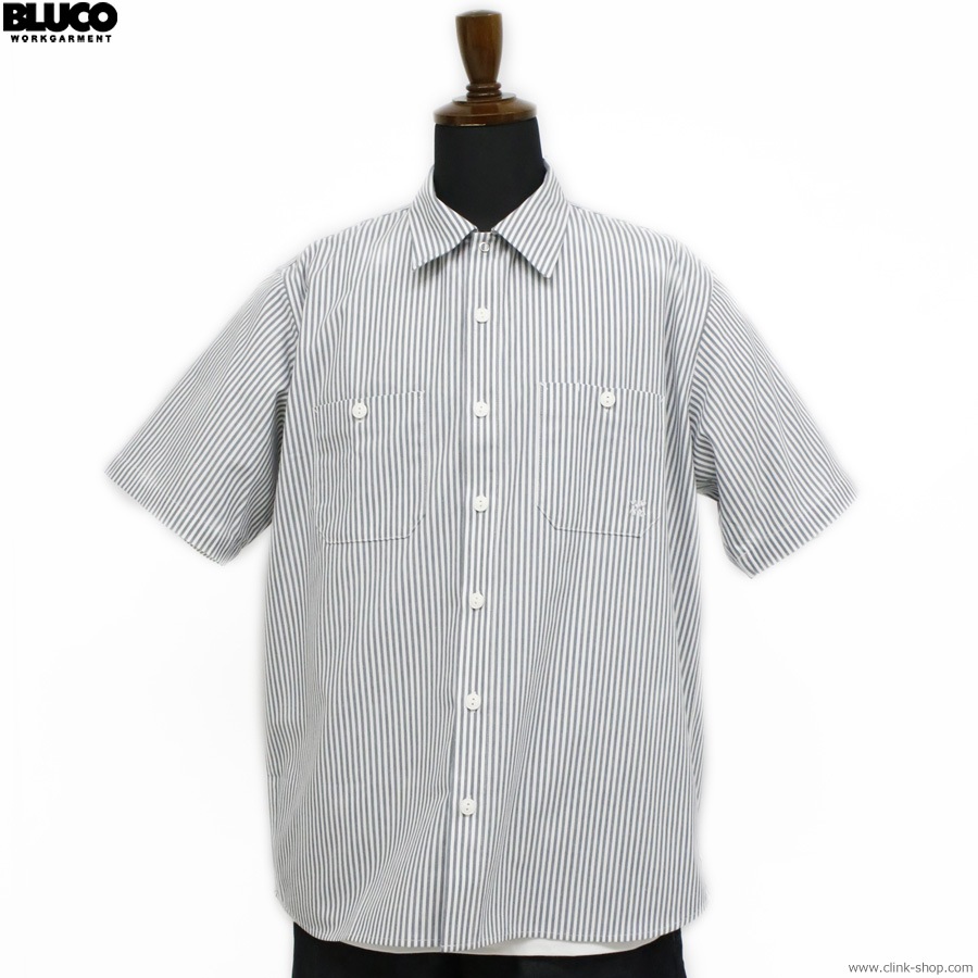 BLUCO ����������ɥ������� S/S -Stripe- (IVORY) [163-21-118]