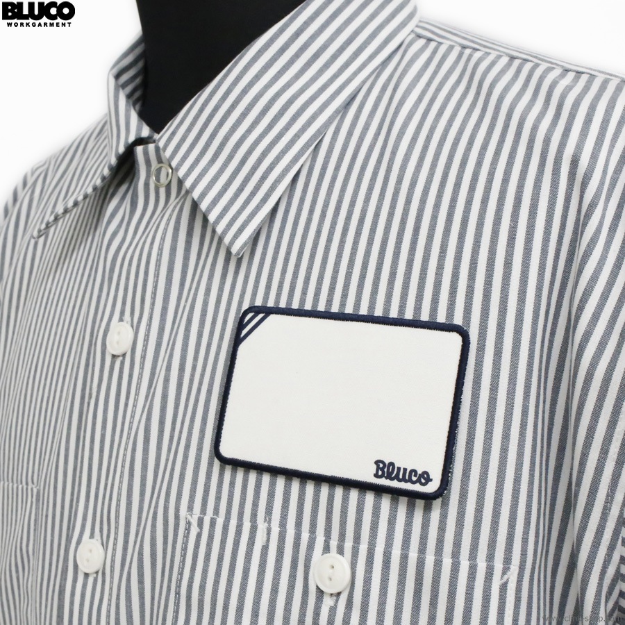 BLUCO ����������ɥ������� S/S -Stripe- (IVORY) [163-21-118]
