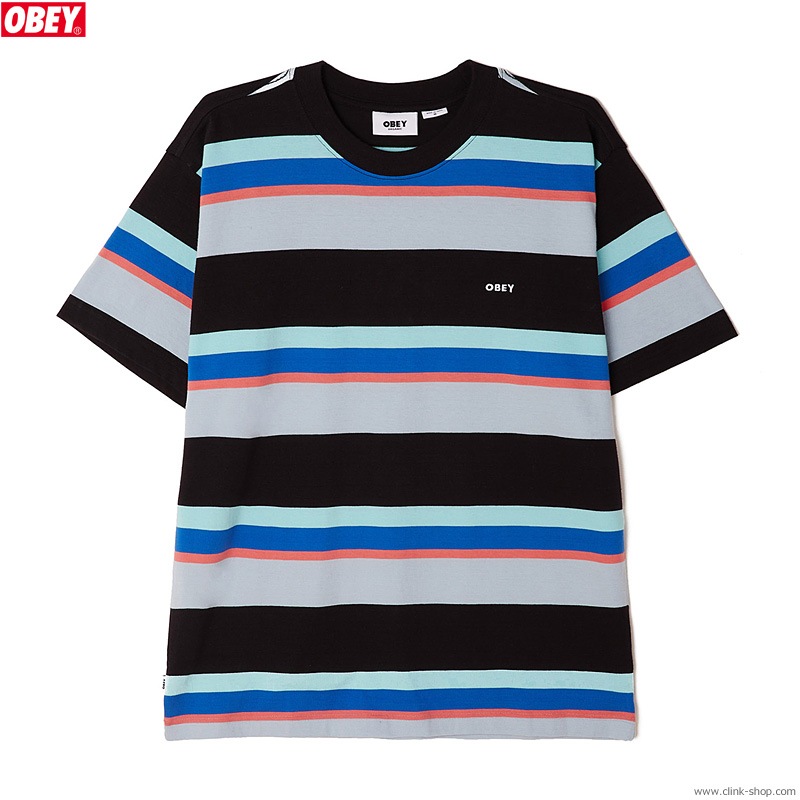 OBEY NILS TEE SS (BLACK MULTI)