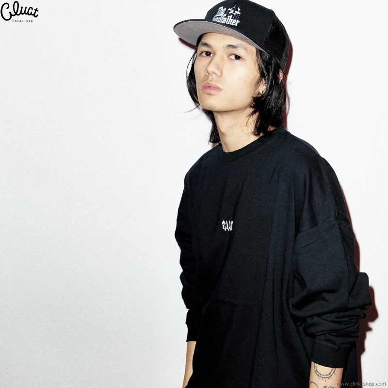 CLUCT �� GODFATHER R [L/S TEE] (BLACK) #04455