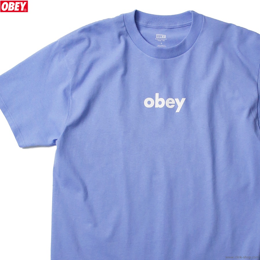 OBEY CLASSIC TEE "LOWER CASE 2" (D.VIOLET)