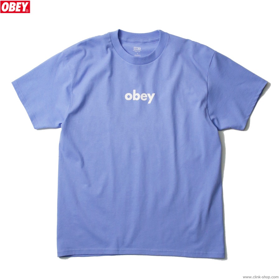OBEY CLASSIC TEE "LOWER CASE 2" (D.VIOLET)