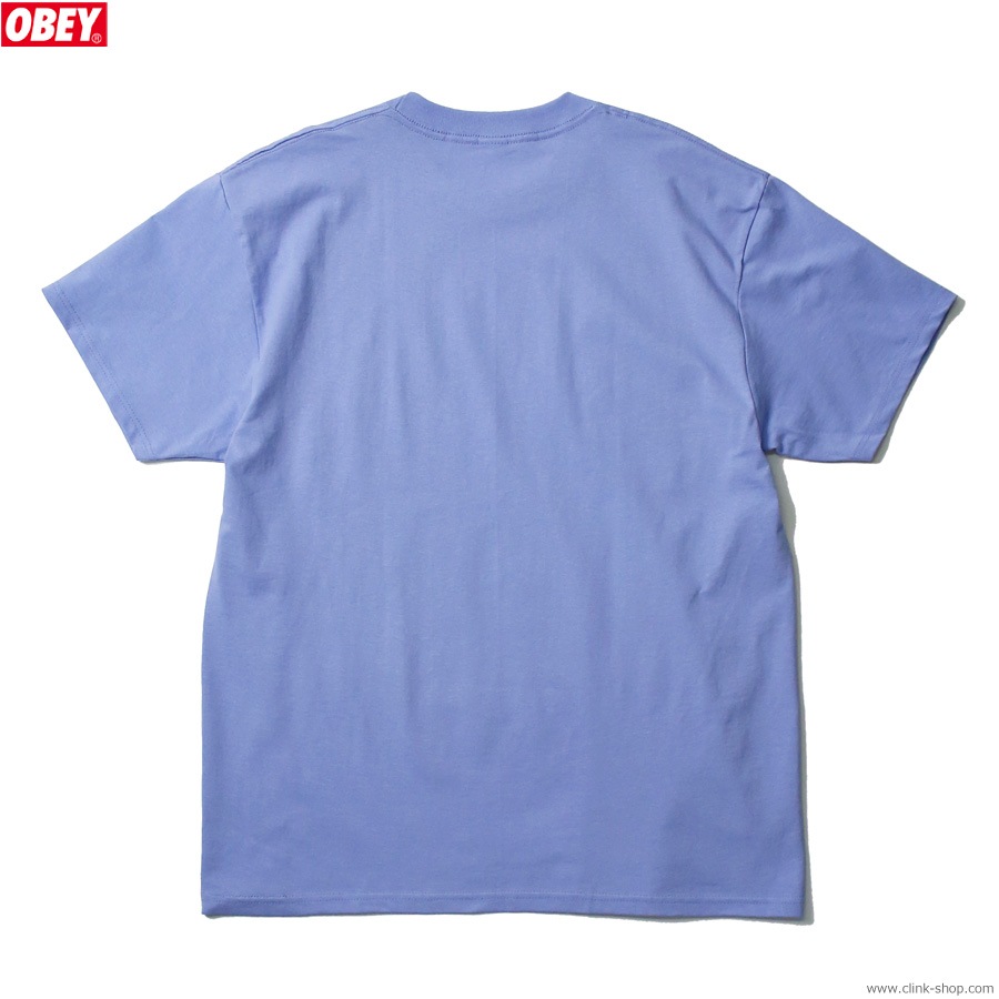 OBEY CLASSIC TEE "LOWER CASE 2" (D.VIOLET)