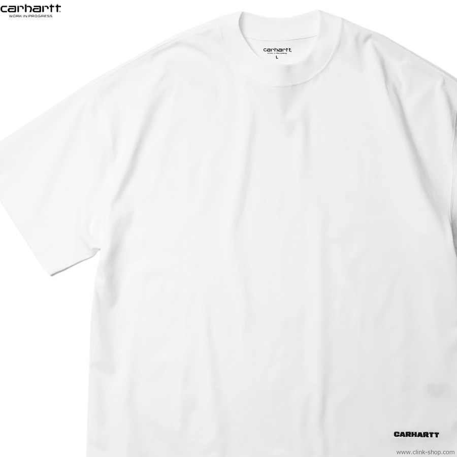 CARHARTT WIP S/S LINK SCRIPT T-SHIRT (WHITE/BLACK)