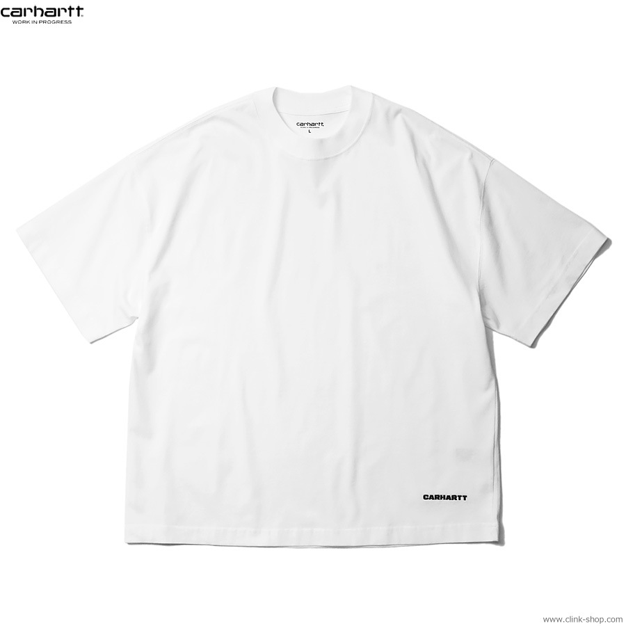 CARHARTT WIP S/S LINK SCRIPT T-SHIRT (WHITE/BLACK)