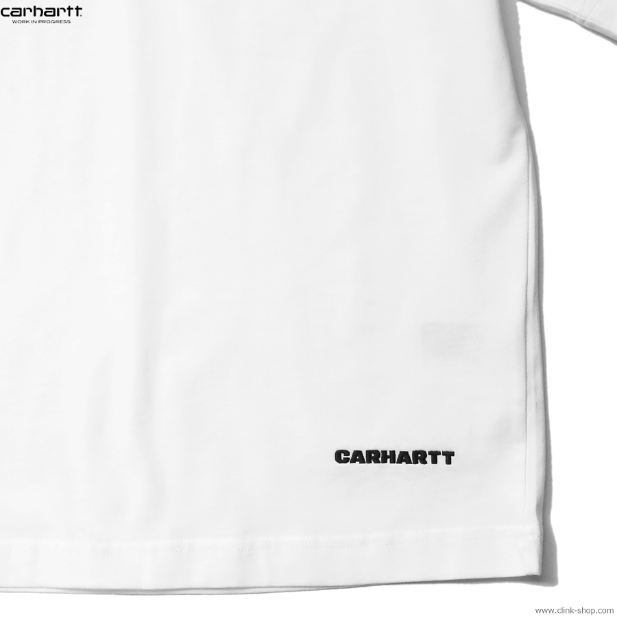 CARHARTT WIP S/S LINK SCRIPT T-SHIRT (WHITE/BLACK)