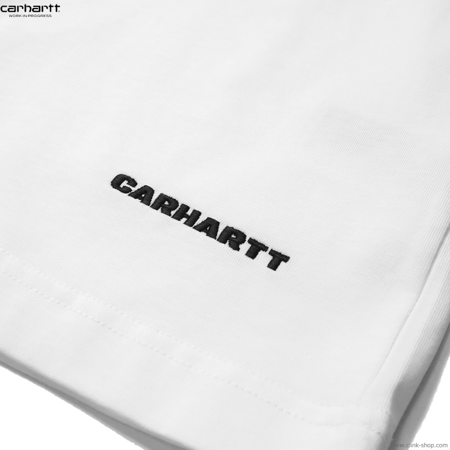 CARHARTT WIP S/S LINK SCRIPT T-SHIRT (WHITE/BLACK)