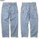 CARHARTT WIP SINGLE KNEE PANT (BLUE HEAVY STONE BLEACHED)