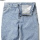 CARHARTT WIP SINGLE KNEE PANT (BLUE HEAVY STONE BLEACHED)