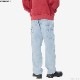 CARHARTT WIP SINGLE KNEE PANT (BLUE HEAVY STONE BLEACHED)