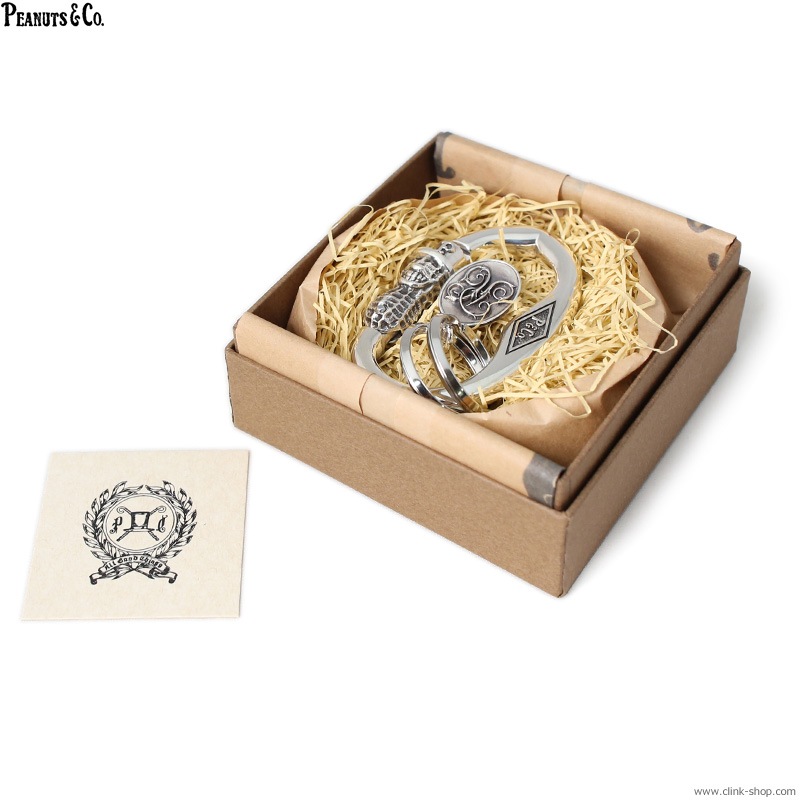 PEANUTS & CO. PEANUTS CARABINER (SILVER)