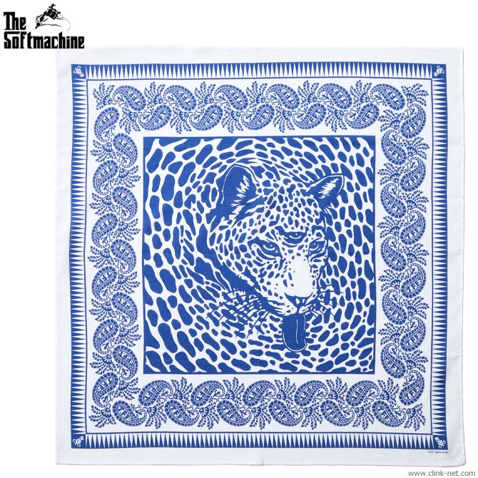SOFTMACHINE BLEND BANDANA クッション CLINK｜SOFTMACHINE BLEND BANDANA (NAVY)｜東京・吉祥寺｜SOFTMACHINE