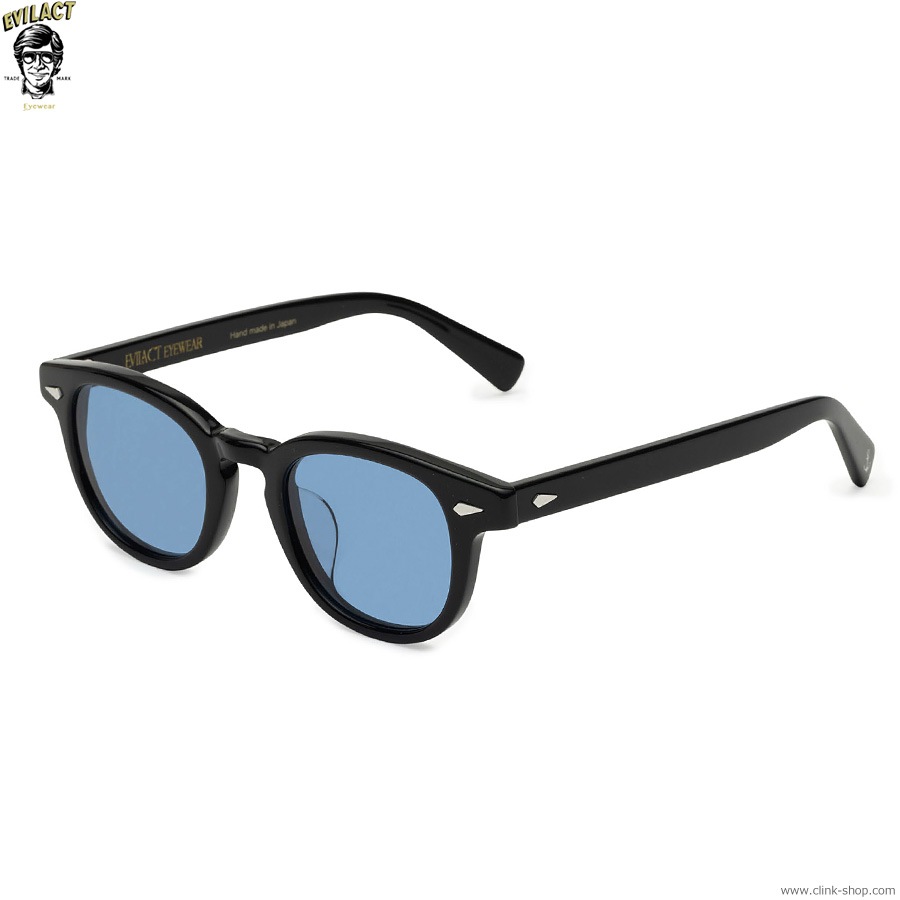 EVILACT EYEWEAR ACE - BLACK/BLUE LENS [EAE23-17-03]