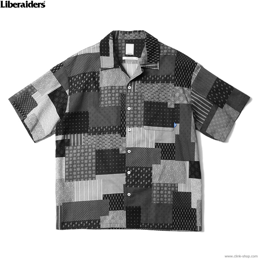 LIBERAIDERS BANDANA PRINTED S/S SHIRT (BLACK) #70203