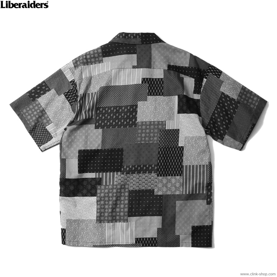 LIBERAIDERS BANDANA PRINTED S/S SHIRT (BLACK) #70203