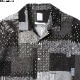 LIBERAIDERS BANDANA PRINTED S/S SHIRT (BLACK) #70203