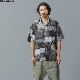 LIBERAIDERS BANDANA PRINTED S/S SHIRT (BLACK) #70203