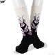 EVILACT FLAMES LONG SOCKS (PURPLE) [EA24-ACT2-A02]