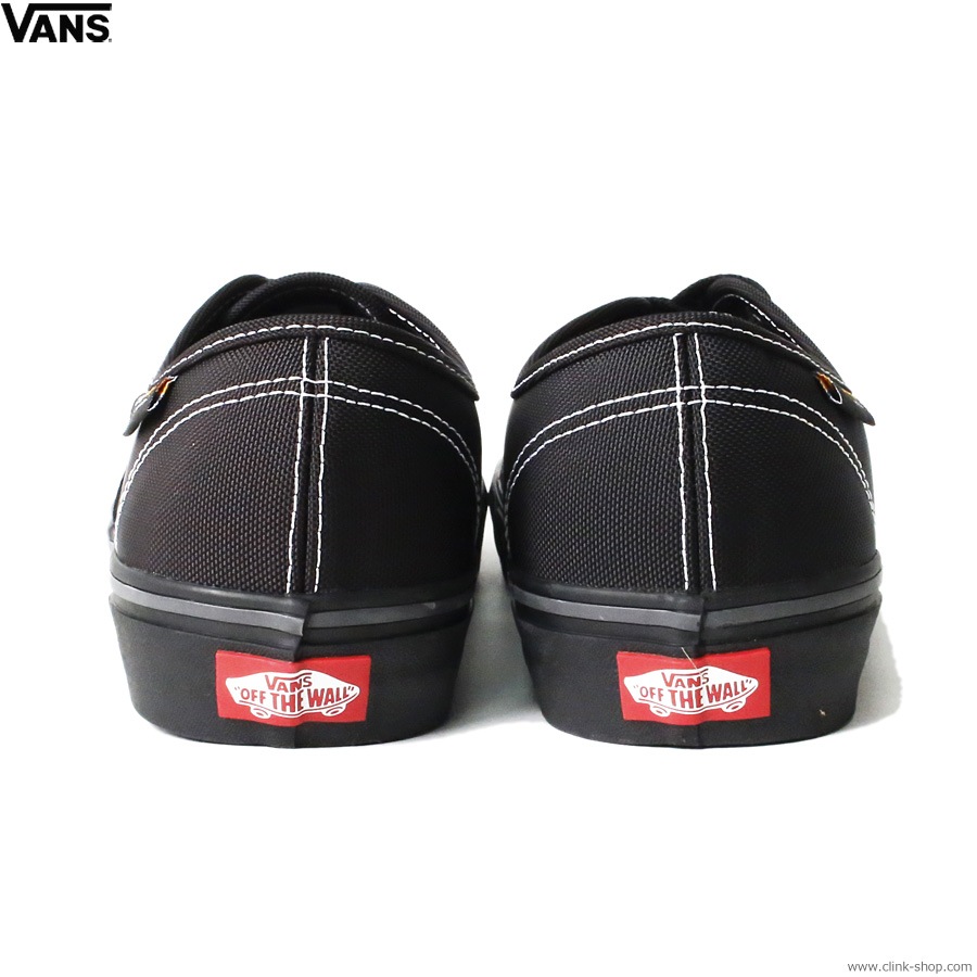 CLINK｜VANS AUTHENTIC SUEDE CORDURA BLACK｜東京・吉祥寺