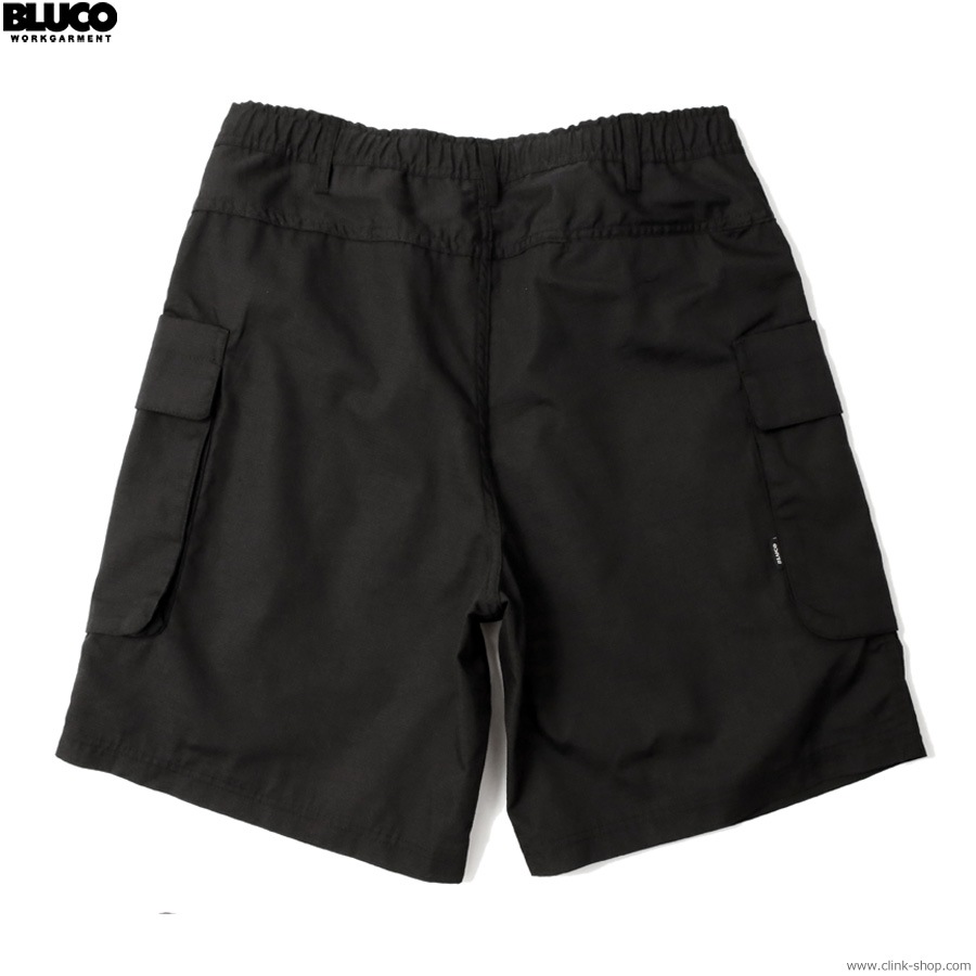 SALE 30��OFF BLUCO RIPSTOP CARGO SHORTS (BLACK) [153-45-007]
