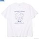 RADIALL AFTER BEER - CREW NECK T-SHIRT S/S (WHITE) [RAD-25MS-TEE003]