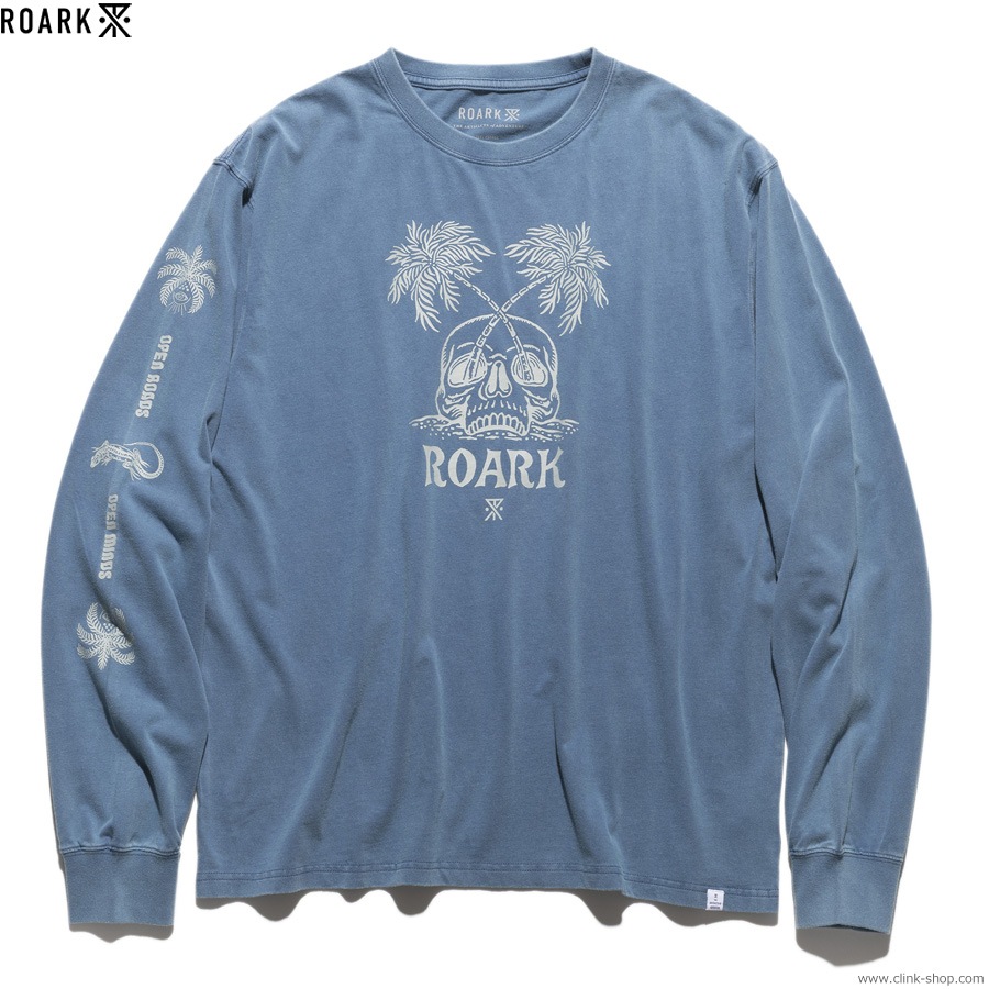 ROARK REVIVAL "PERMANENT VACATION" L/S TEE (SLATE BLUE)